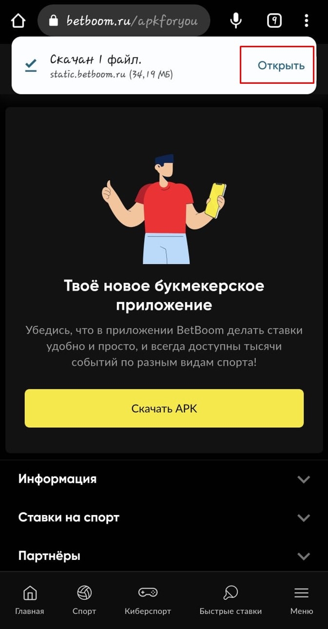 Скачать betboom с официального сайта бесплатно